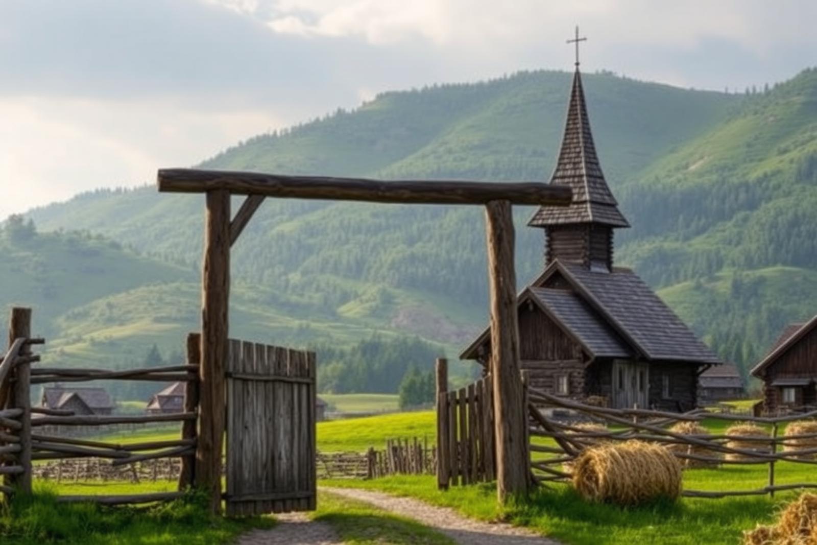 Peisaj din zona Maramureș